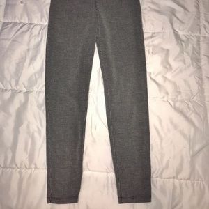 Thick black and white leggings